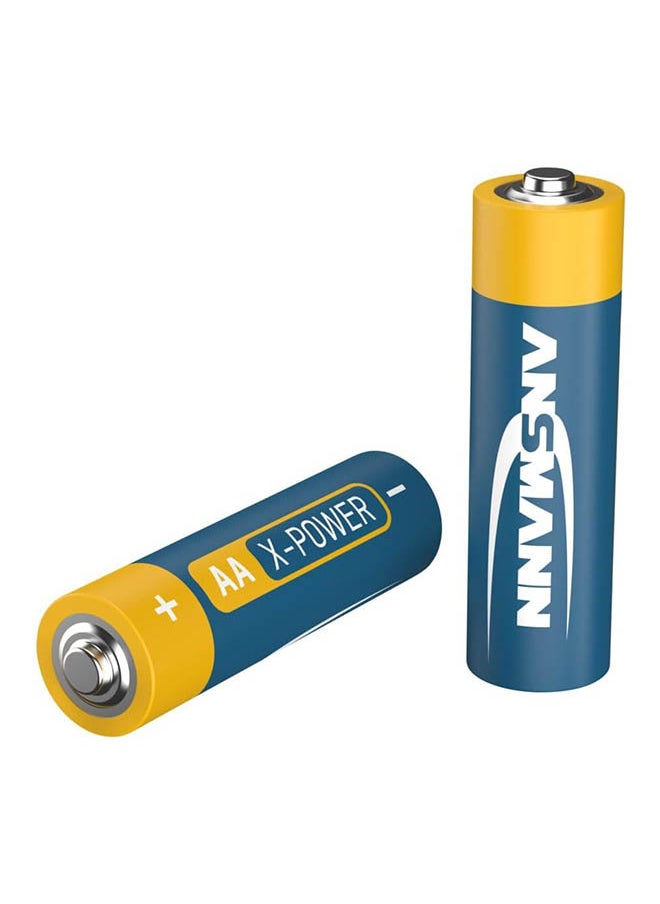 ANSMANN - بطارية قلوية Lr6 X-Power 1.5 فولت Mignon AA عالية الأداء لكاميرات التحكم ومصباح يدوي 5015663 مدة صلاحية 5 سنوات (عبوة من 4 قطع) مدة صلاحية 7 سنوات - Image 1