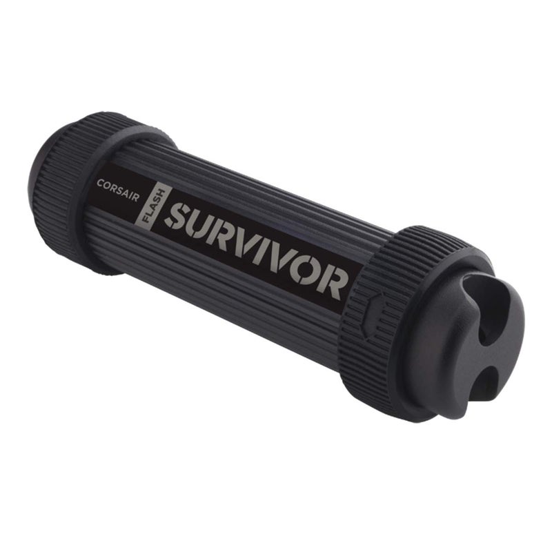 CORSAIR Corsair Flash Survivor Stealth 64GB USB 3.0 Flash Drive, Black (CMFSS3B-64GB) - Image 1