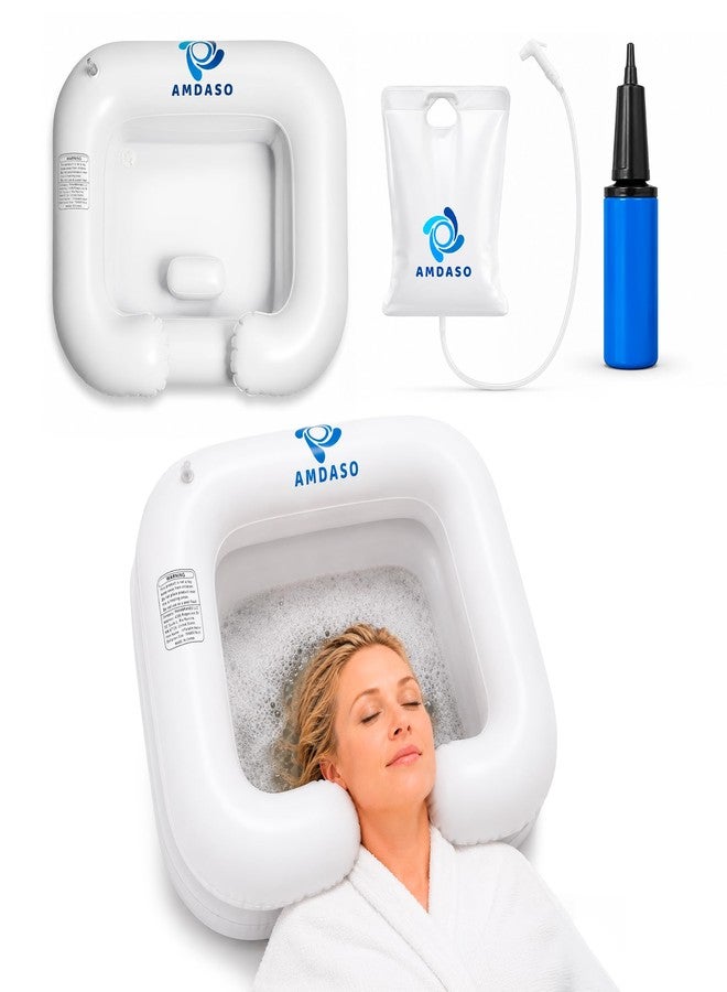 AMDASO Portable Hair Washing Station, Inflatable Shampoo Basin - Image 1