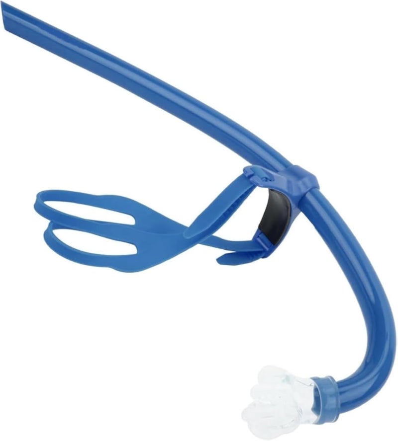 Front Snorkel with Silicone Mouthpiece | Comfortable Swim Snorkel for Training and Snorkeling