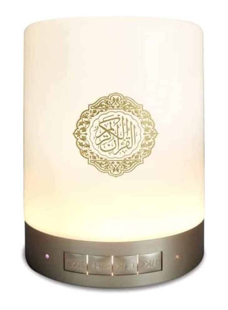 Quran Speaker Touch Lamp 4 in 1 Bluetooth Speaker with 7 Colors LED Light, Quran Recitations and Song FM Broadcast - Image 1