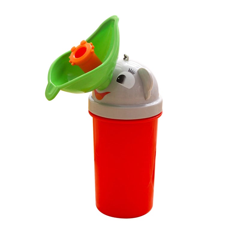 2pcs Children Portable Urinal Toddler Kid Baby Emergency Toilet for Outdoor Car Travel (Red Girl Pattern) - Image 2