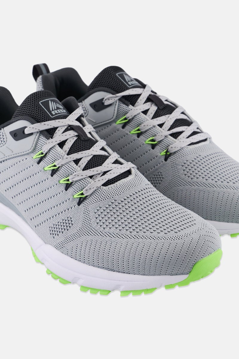 RBX Men Lace Up Outdoor Shoes, Grey - Image 3