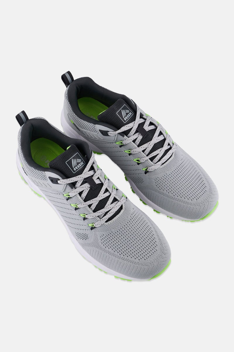RBX Men Lace Up Outdoor Shoes, Grey - Image 4