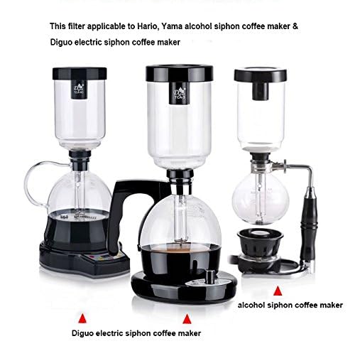 Diguo Permanent Coffee Filter for All Hario Siphon Coffee Maker and Other Syphon Coffee Maker Model:1889A (White) - Image 3