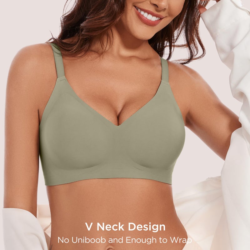 habibee Bra for Women No Underwire Comfort Seamless Bras Push Up Wireless Bras Full Coverage Bralettes, Bra Extender - Image 4
