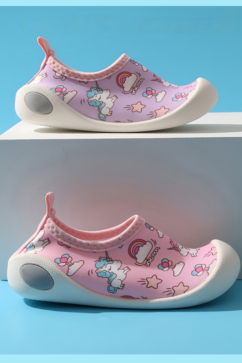 Kids' Quick-dry Aqua Shoes: Beach & Water Park, Anti-slip/Anti-cut, Soft Sole, for Swimming/Drifting/Hiking, Boy/Girl Friendly.  - Image 1