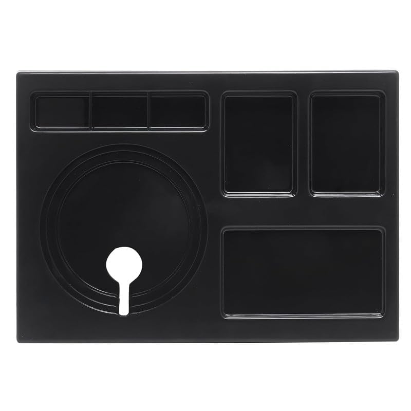PAUL SONS Hospitality Kettle Tray Made of ABS Plastic Square Size: 16.5"x12"x1.5" Black (Pack of 2Pc) - Image 3
