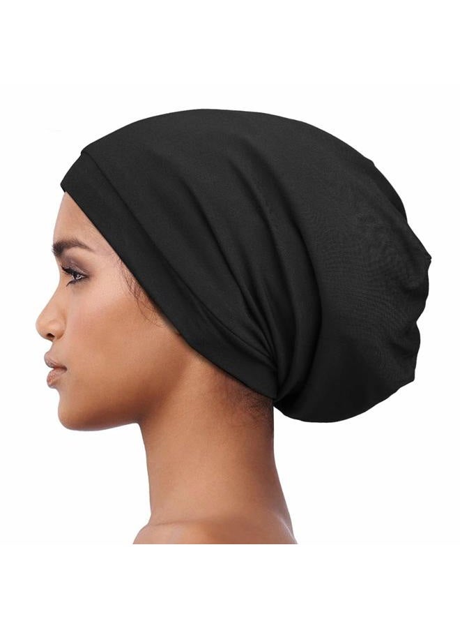 Alnorm Satin Lined Bonnet Silky Hair Wrap Large Sleep Cap Adjustable for Men and Women - Image 4