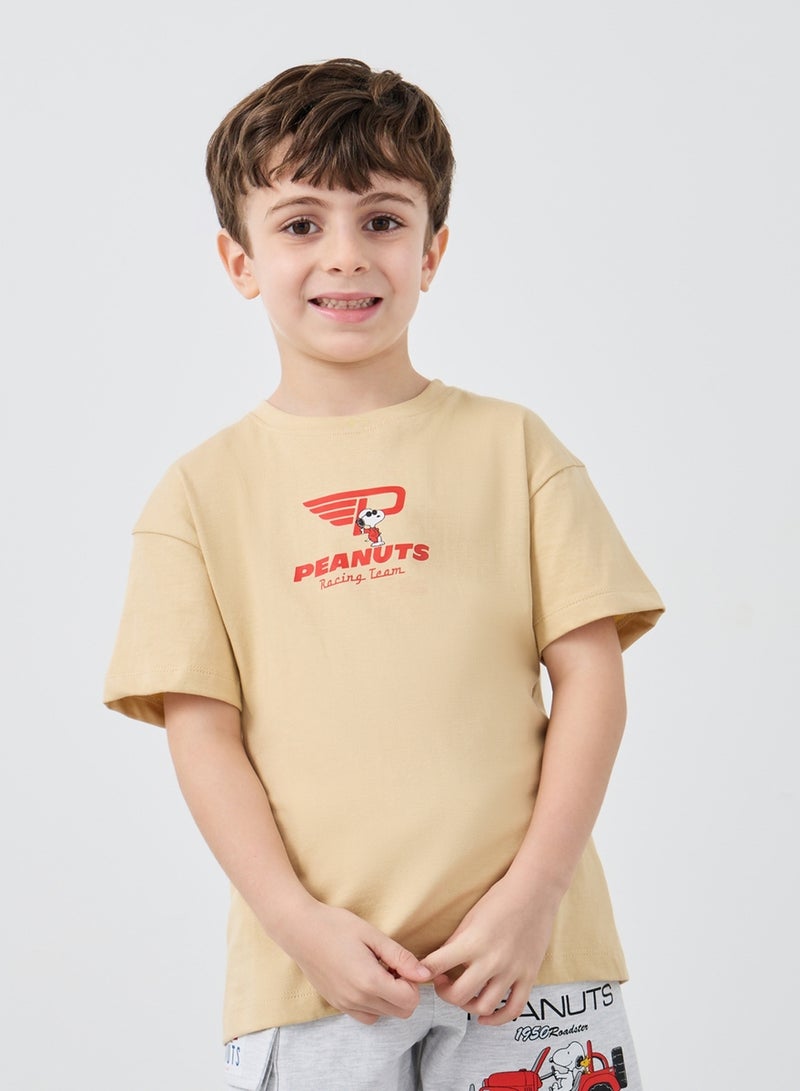 Styli Styli Graphic Print Round Neck T-Shirt  - Image 1