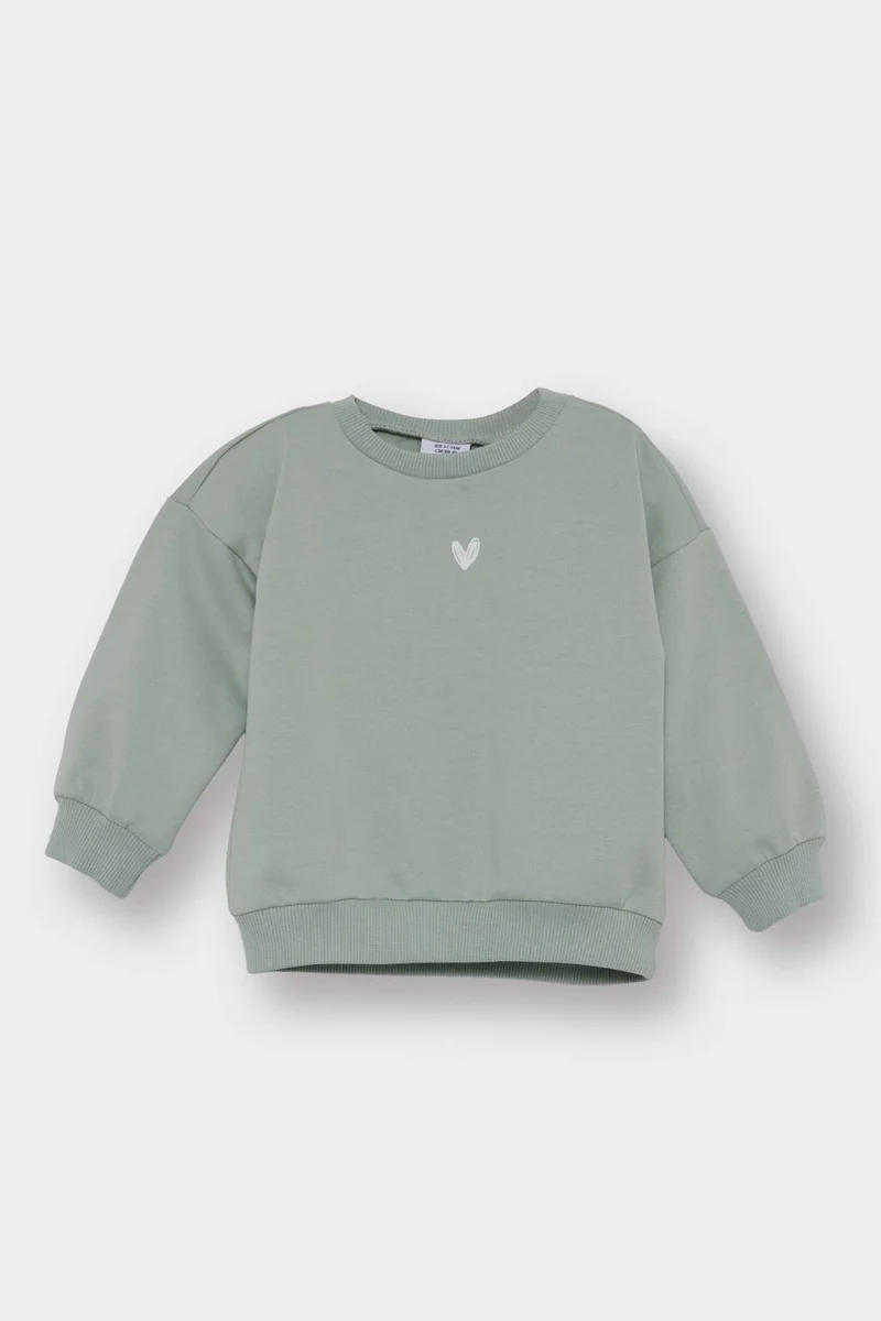 Defacto Regular Fit Crew Neck Sweatshirt