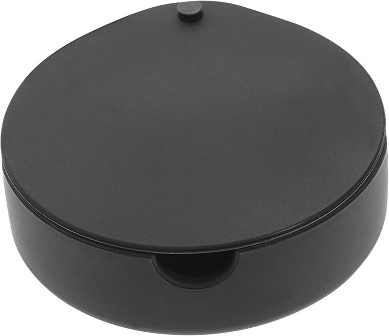Silicone Lidded Ashtray Round Soot Storage Tray Portable for Indoor Outdoor Use - Image 1