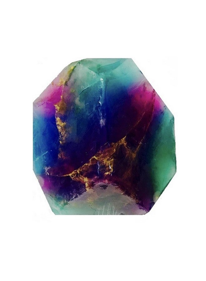 SoapRocks Fluorite SoapRock by TS Pink, 6 oz. Decorative Glycerin Soap, Gemstone, Soap that looks like a Rock, Earth-Friendly Packaging - Image 1