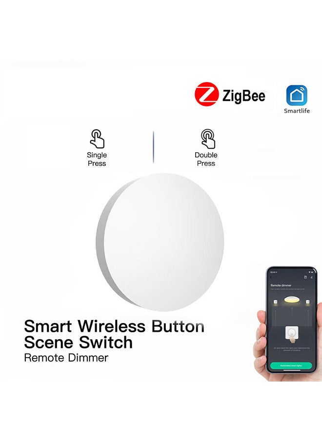 Generic - Zigbee Smart Knob Scene Switch for DIY Home Automation Scene Linkage APP Remote Control Intelligent Light Switch Household Appliances Smart Control - Image 1
