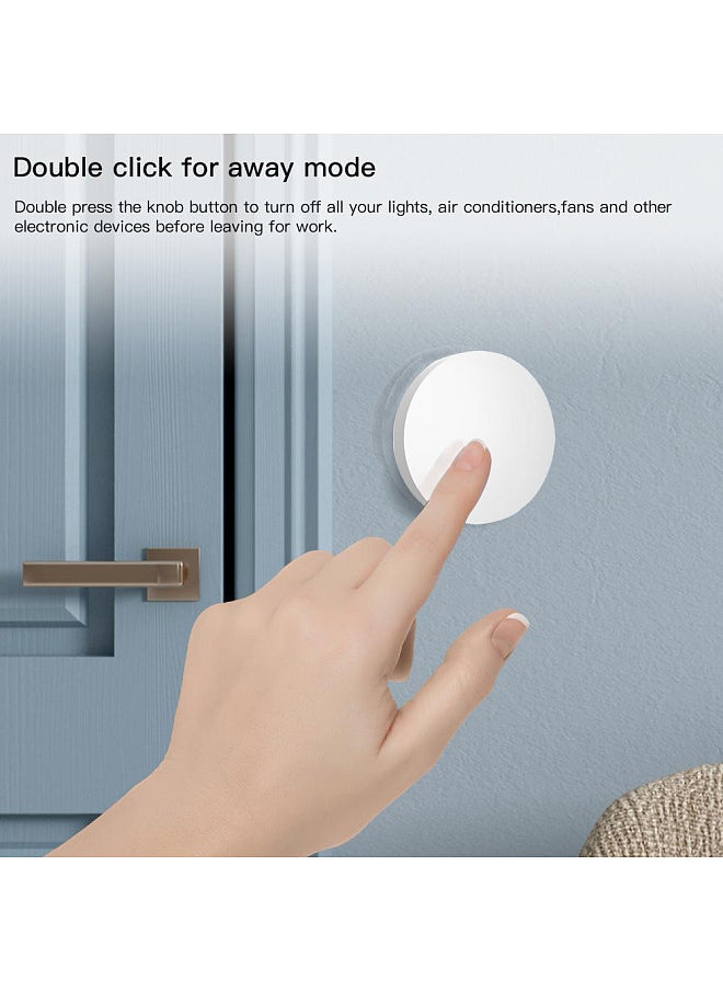 Generic - Zigbee Smart Knob Scene Switch for DIY Home Automation Scene Linkage APP Remote Control Intelligent Light Switch Household Appliances Smart Control - Image 1