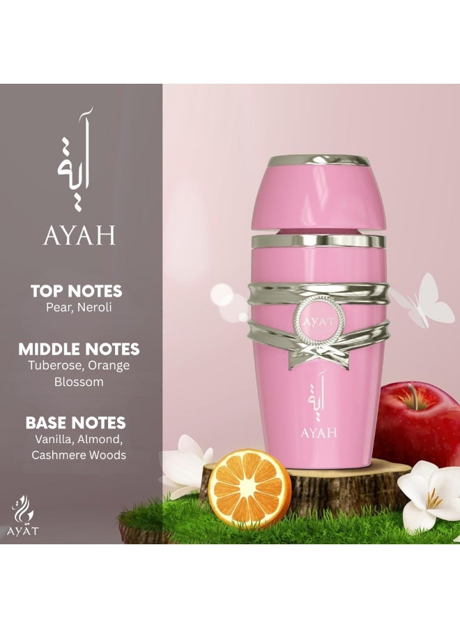 Ayat Perfumes Ayah Eau de Parfum 100ml – Tuberose, Orange Blossom & Vanilla – Long Lasting Women’s Arabian Perfume - Image 3