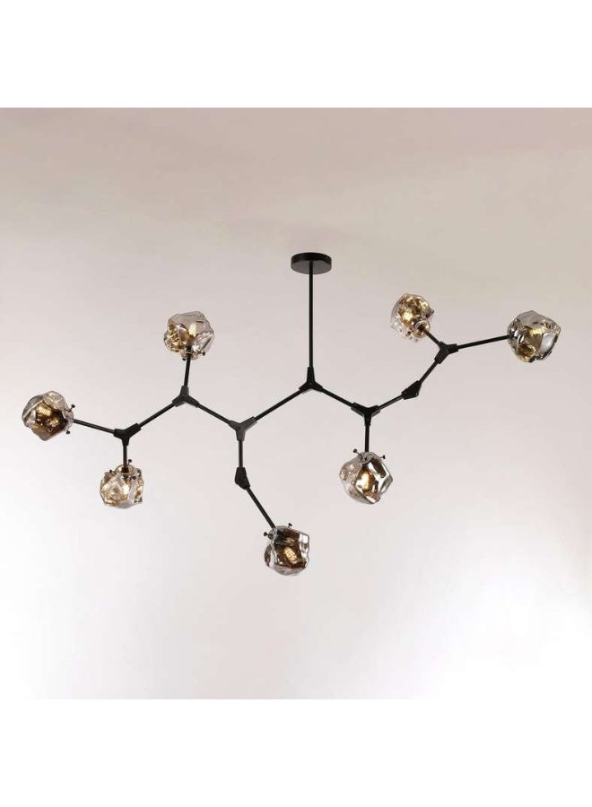 Pan Home Rubix 7-Light Pendant Lamp - Black - Image 5