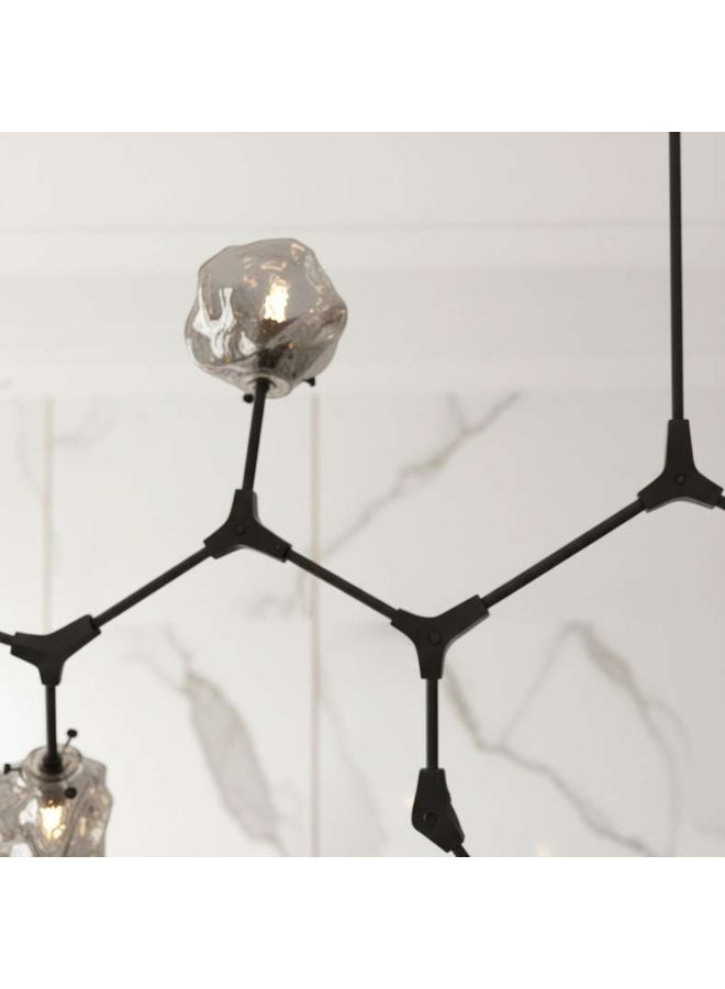 Pan Home Rubix 7-Light Pendant Lamp - Black - Image 3