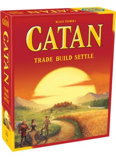 Catan Board Game (Base Game) Family Board Game Board Game For Adults And Family Adventure Board Game Ages 10+ For 3 To 4 Players Average Playtime 60 Minutes Made By Catan Studio