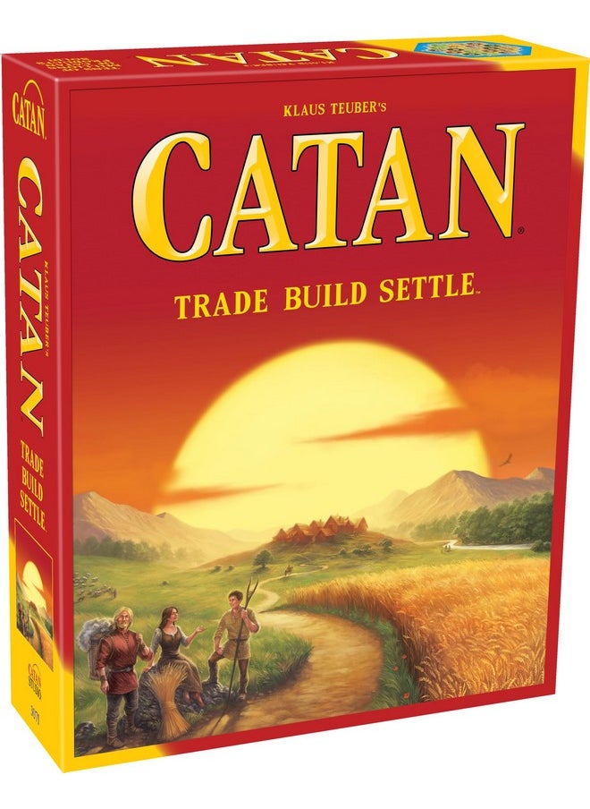 Catan - Catan Board Game (Base Game) Family Board Game Board Game For Adults And Family Adventure Board Game Ages 10+ For 3 To 4 Players Average Playtime 60 Minutes Made By Catan Studio - Image 1