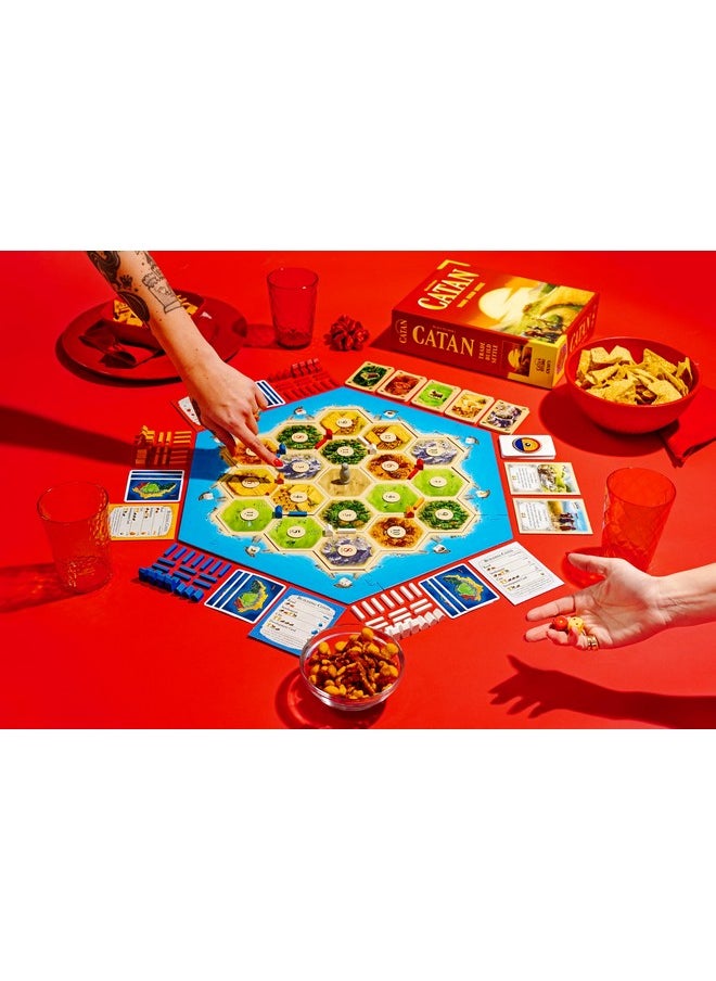 Catan - Catan Board Game (Base Game) Family Board Game Board Game For Adults And Family Adventure Board Game Ages 10+ For 3 To 4 Players Average Playtime 60 Minutes Made By Catan Studio - Image 1