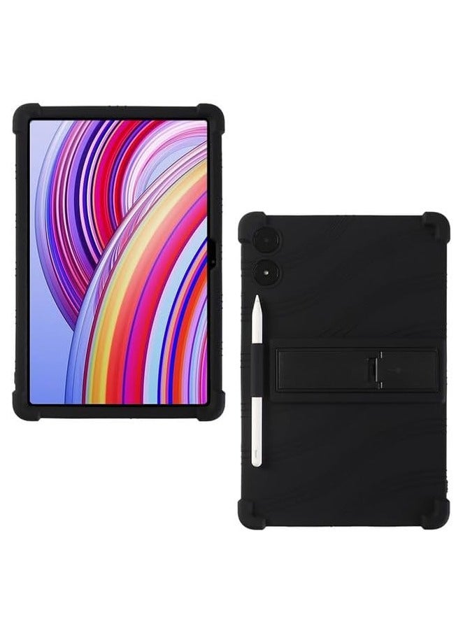 VKL Case for Redmi Pad Pro 12.1 - Silicone Shockproof Adjustable Stand Rubber Soft Shell Protective Cover for Xiaomi Redmi Pad Pro Model 2405CRPFDC Tablet 12.1 Inch - Image 1