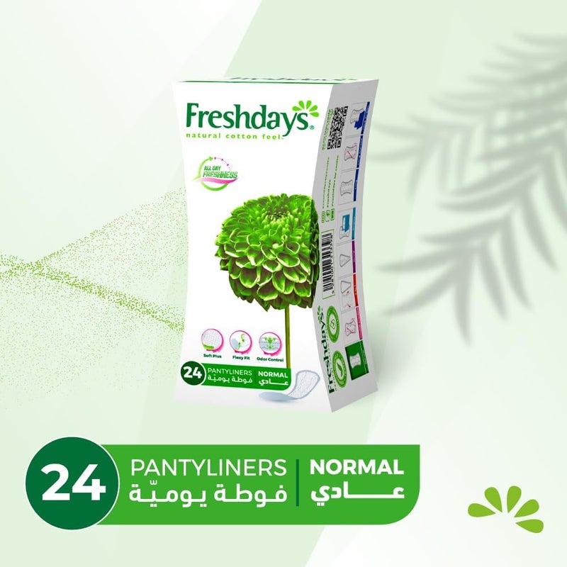 Freshdays Daily Liners Normal - 24 Pads - Image 3