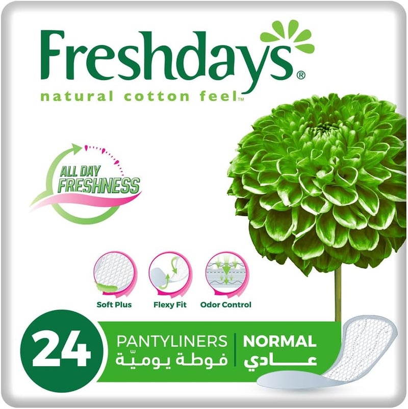 Freshdays Daily Liners Normal - 24 Pads - Image 1