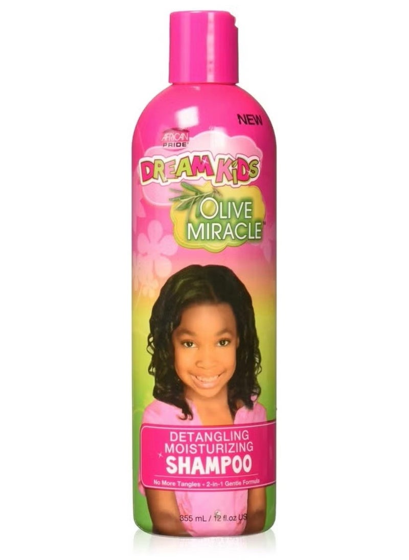 African Pride Dream Kids Olive Miracle Detangling Shampoo 12 Ounce  - Image 1