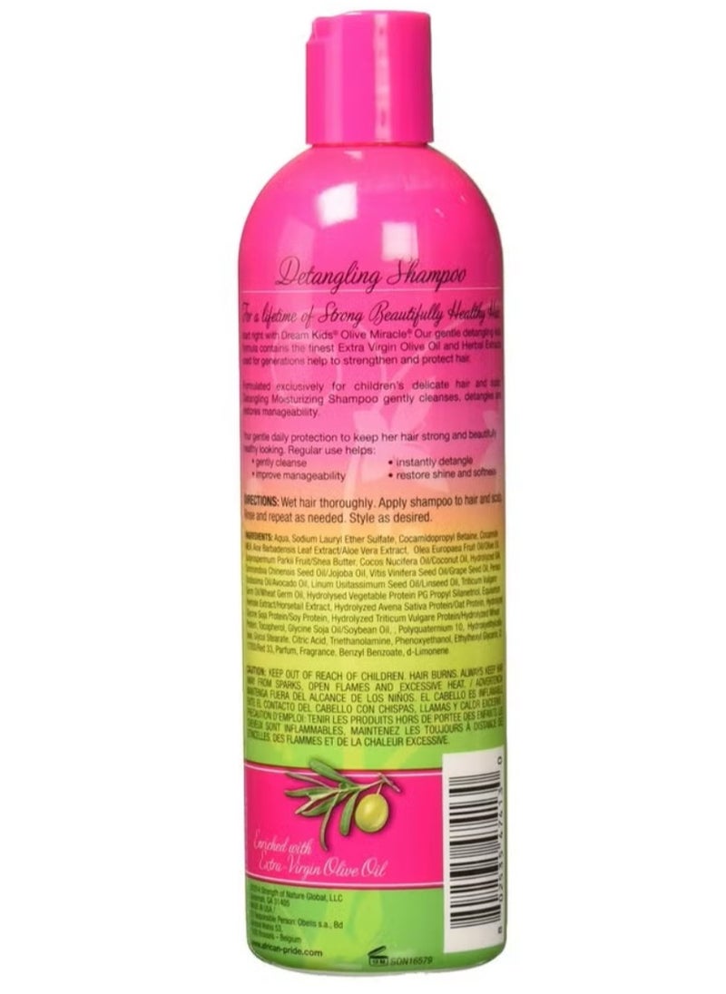 African Pride Dream Kids Olive Miracle Detangling Shampoo 12 Ounce  - Image 2