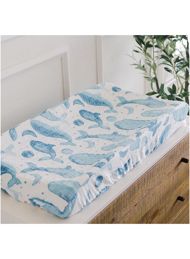 كرين بيبي غطاء مرتبة تغيير كاسبيان مبطن - Image 3