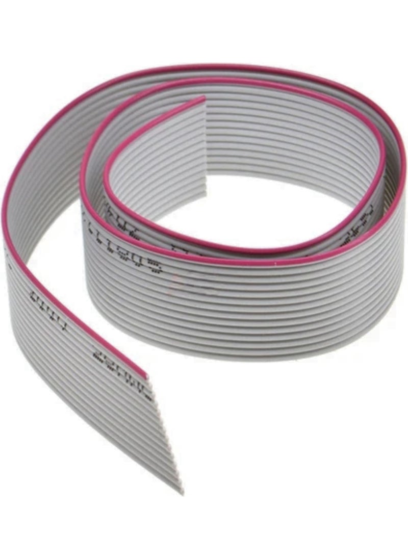 Elektromall - 14 Pin 1.27 mm 28AWG Flat Cable-3 Meters - Image 1