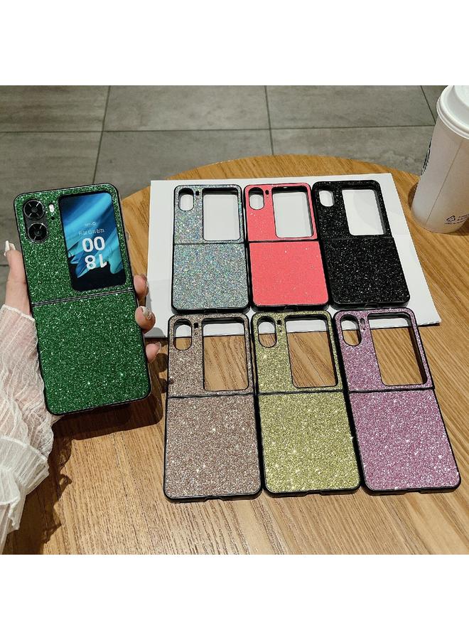 اس-توب جراب هاتف OPPO Find N2 Flip بتصميم متدرج الألوان لامع ومضاد للصدمات - Image 3