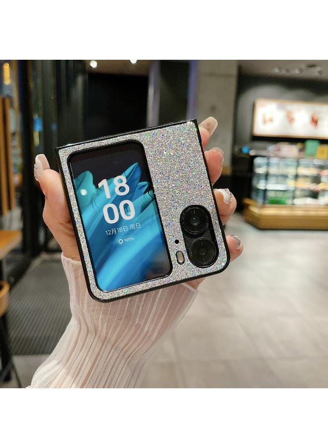 اس-توب جراب هاتف OPPO Find N2 Flip بتصميم متدرج الألوان لامع ومضاد للصدمات - Image 4