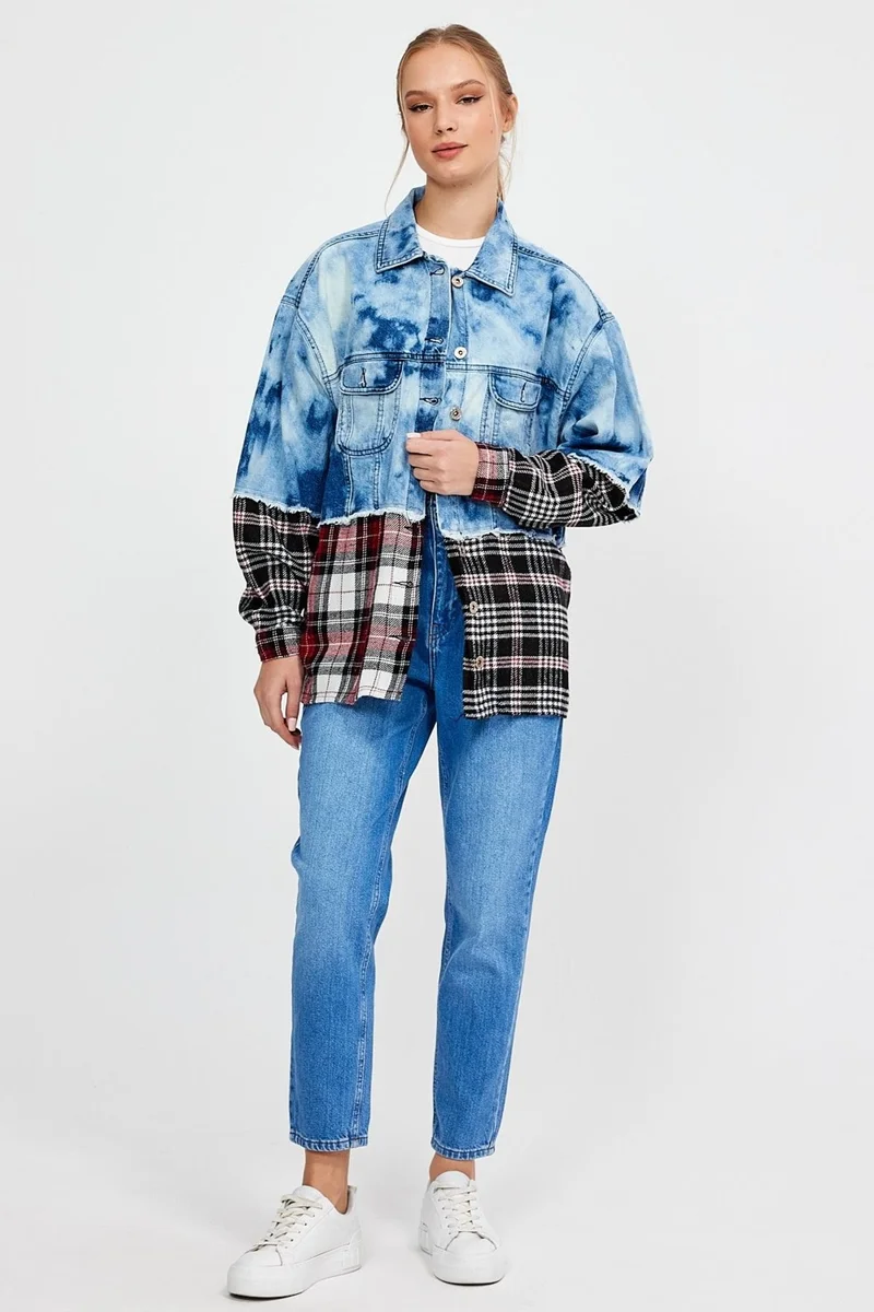 Alexandergardi Special Collection Garnished Denim Jacket (AG-3020)