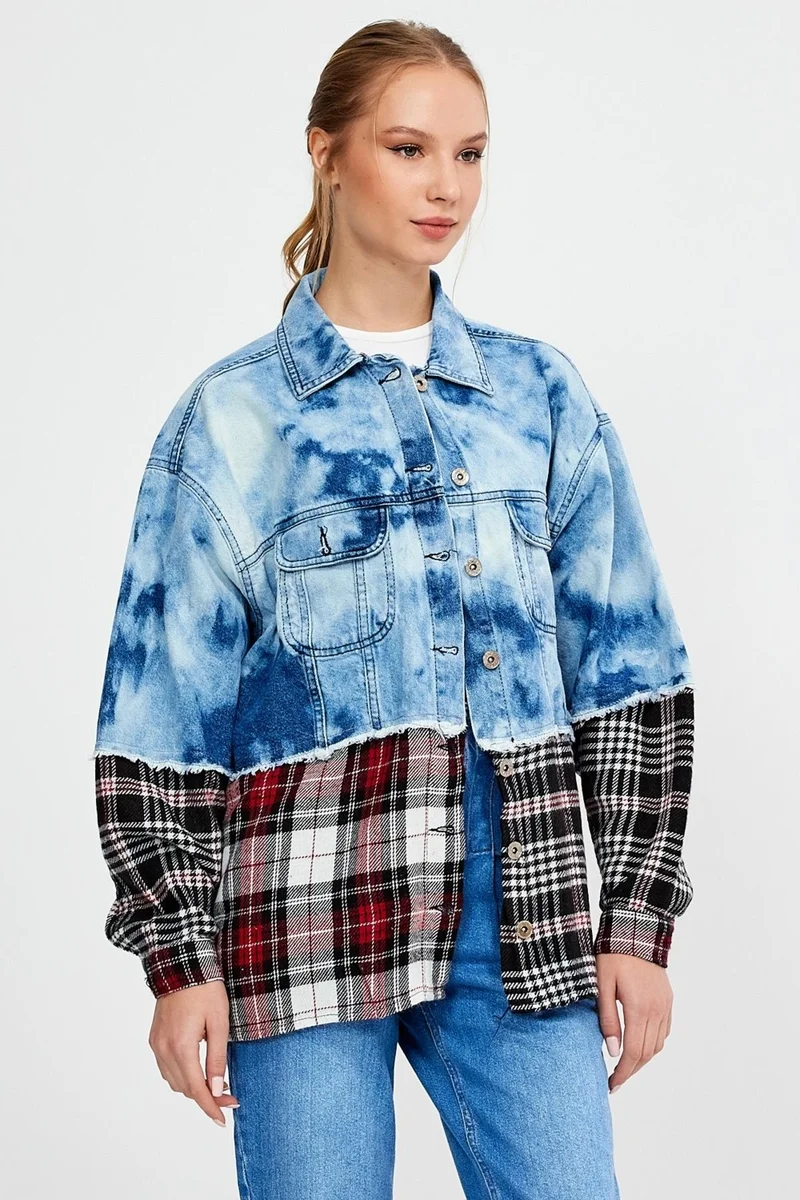Alexandergardi Special Collection Garnished Denim Jacket (AG-3020)