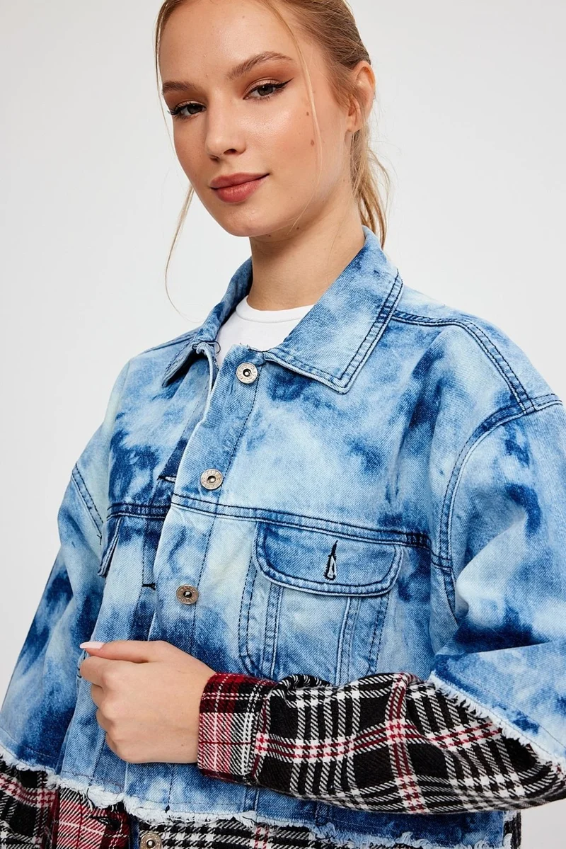 Alexandergardi Special Collection Garnished Denim Jacket (AG-3020)