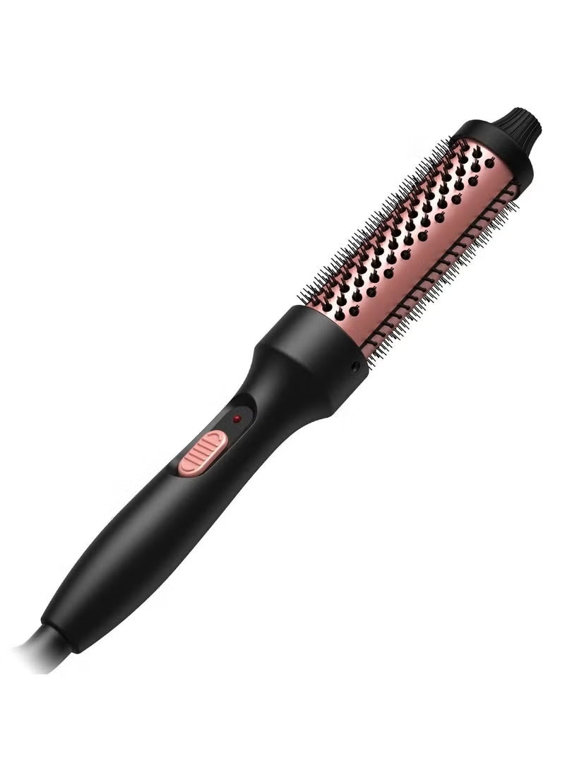 ZONBON Thermal Brush, 32mm Heated Curling Brush for Perfect straight hair & Voluminous Curls - Dual Voltage, 30s Fast Heating, Ceramic Tourmaline Ionic Technology - Image 1