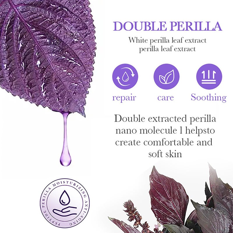 BIOAQUA Polypeptide Perilla Extract Anti-Aging Face Essence Facial Water Anti-Wrinkle Firming Essence Soothing Repair Skincare 130ml/4.3fl.oz - Image 4