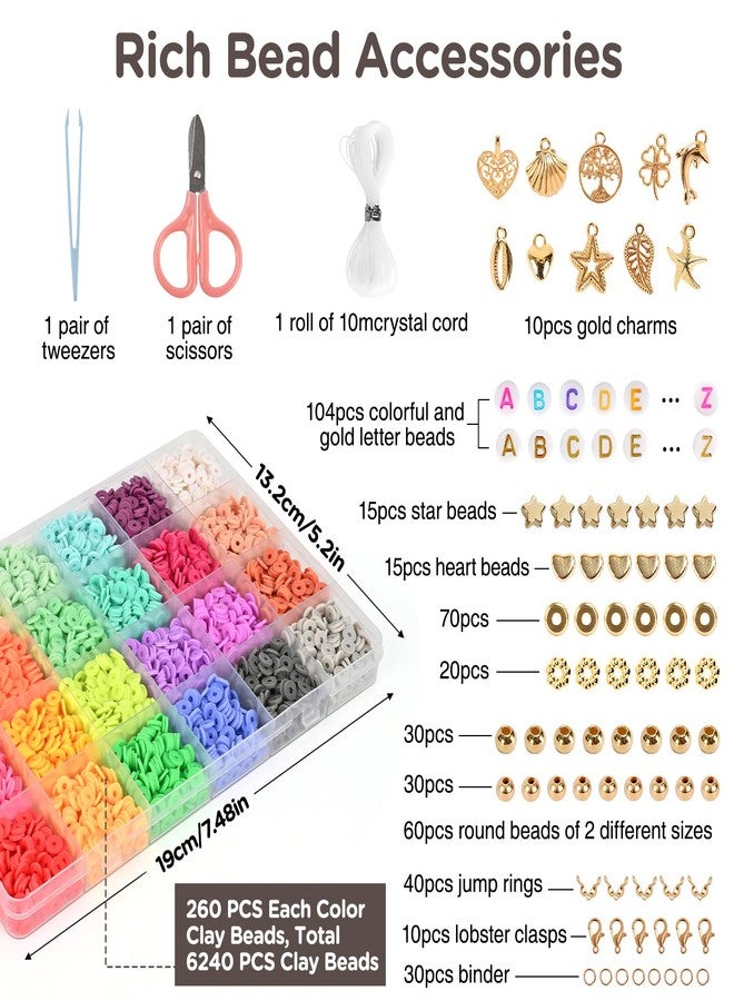 KRIVTEJ Plastic 6600Pcs Bracelet Making Kit for Girls, Jewellery Making Kit for Kids DIY Dead Set Making, Toys for Girls Age 6-12 Years Old, Multicolor - Image 2
