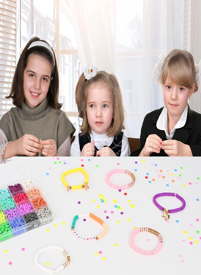 KRIVTEJ Plastic 6600Pcs Bracelet Making Kit for Girls, Jewellery Making Kit for Kids DIY Dead Set Making, Toys for Girls Age 6-12 Years Old, Multicolor - Image 4