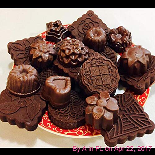 WARMBUY Silicone Molds for Making Bath Bomb, Guest Soap, Jelly, Chocolate, Candy, 2 Pack - Image 3