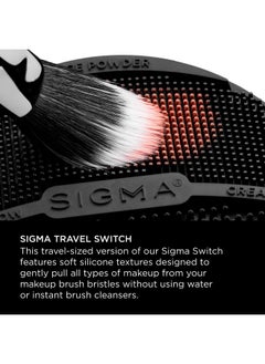 Sigma Beauty Sigma Switch by Sigma Beauty - Silicone Makeup Brush Cleaner for Switching Shades and Pigments, Switch Cleaning Mat for Superior Makeup Brush Cleaning Mid-Application (Travel Size)  - Image 2