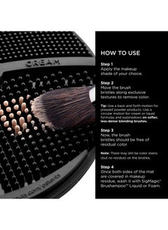 Sigma Beauty Sigma Switch by Sigma Beauty - Silicone Makeup Brush Cleaner for Switching Shades and Pigments, Switch Cleaning Mat for Superior Makeup Brush Cleaning Mid-Application (Travel Size)  - Image 4