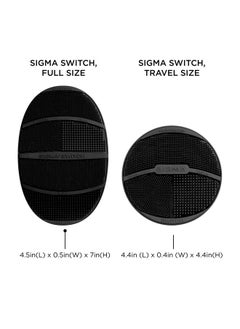 Sigma Beauty Sigma Switch by Sigma Beauty - Silicone Makeup Brush Cleaner for Switching Shades and Pigments, Switch Cleaning Mat for Superior Makeup Brush Cleaning Mid-Application (Travel Size)  - Image 5