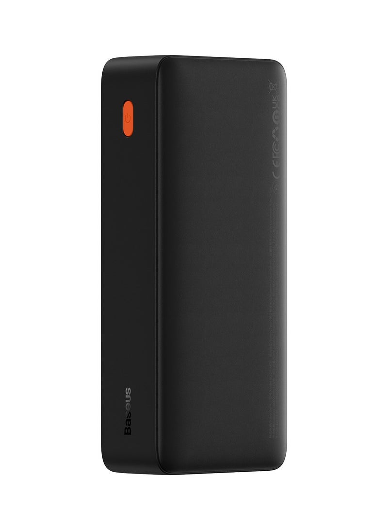 بيسوس Airpow Fast Charge Power Bank 30000mAh 20W Black（With Simple Series Charging Cable USB to Type-C 0.3m - Image 3