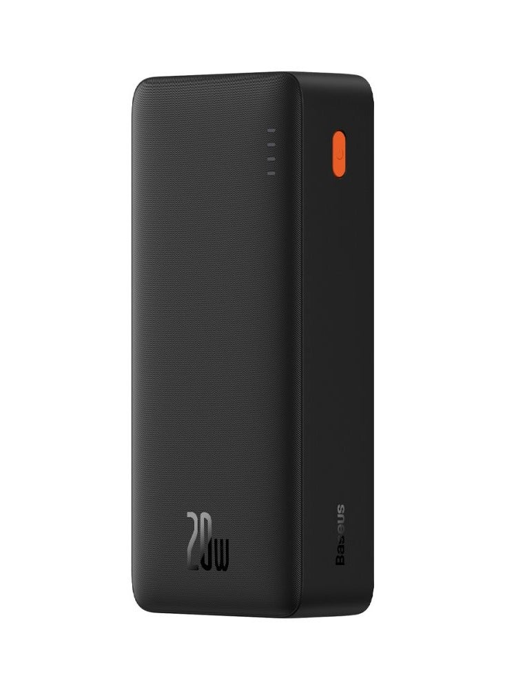 بيسوس Airpow Fast Charge Power Bank 30000mAh 20W Black（With Simple Series Charging Cable USB to Type-C 0.3m - Image 4