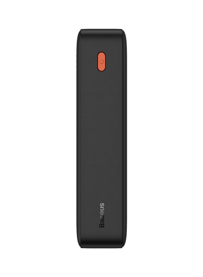 بيسوس Airpow Fast Charge Power Bank 30000mAh 20W Black（With Simple Series Charging Cable USB to Type-C 0.3m - Image 2