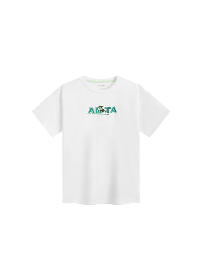 ANTA Kids Panda Tee | 100% Cotton Outdoor T-Shirt/Soft Cotton · Breathable Comfort · Trendy Everyday Style