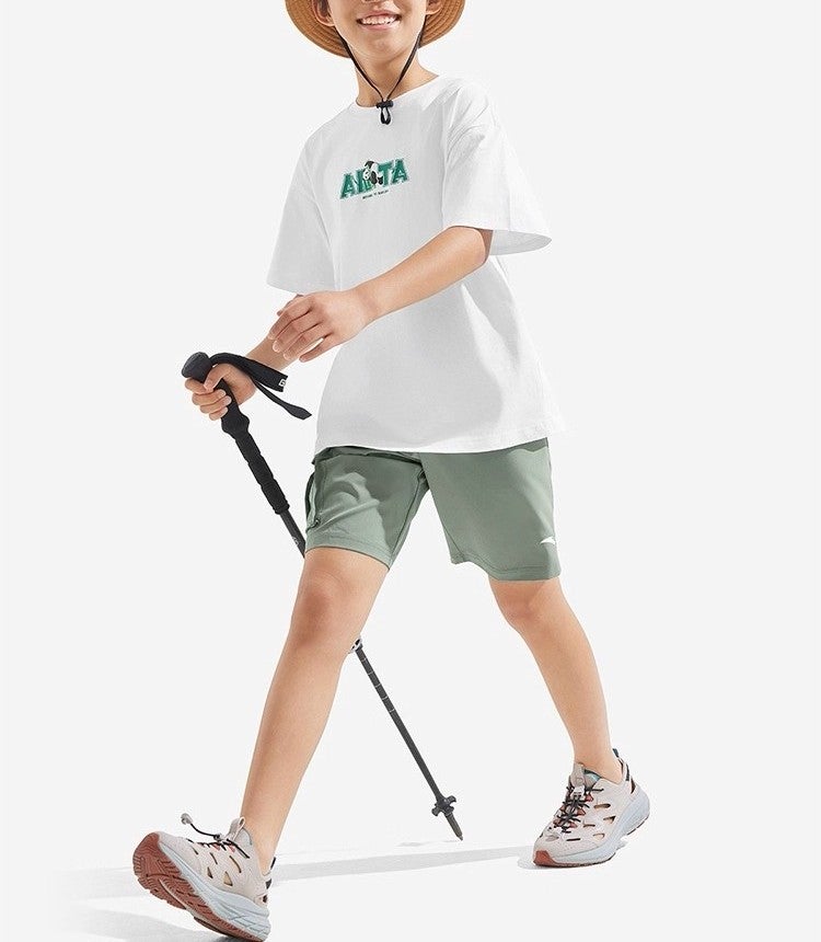 ANTA Kids Panda Tee | 100% Cotton Outdoor T-Shirt/Soft Cotton · Breathable Comfort · Trendy Everyday Style - Image 1